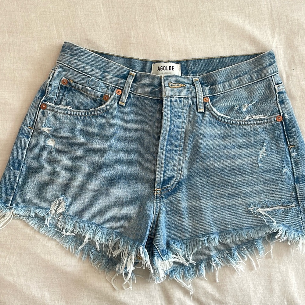 AGOLDE VINTAGE PARKER SHORTS.